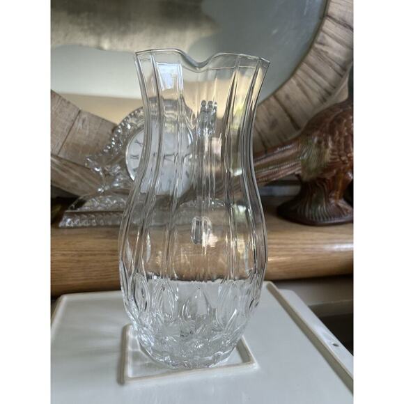 24% Lead Cristal D'arques Garanti Bretagne Water Pitcher France Barware Home - Picture 8 of 12